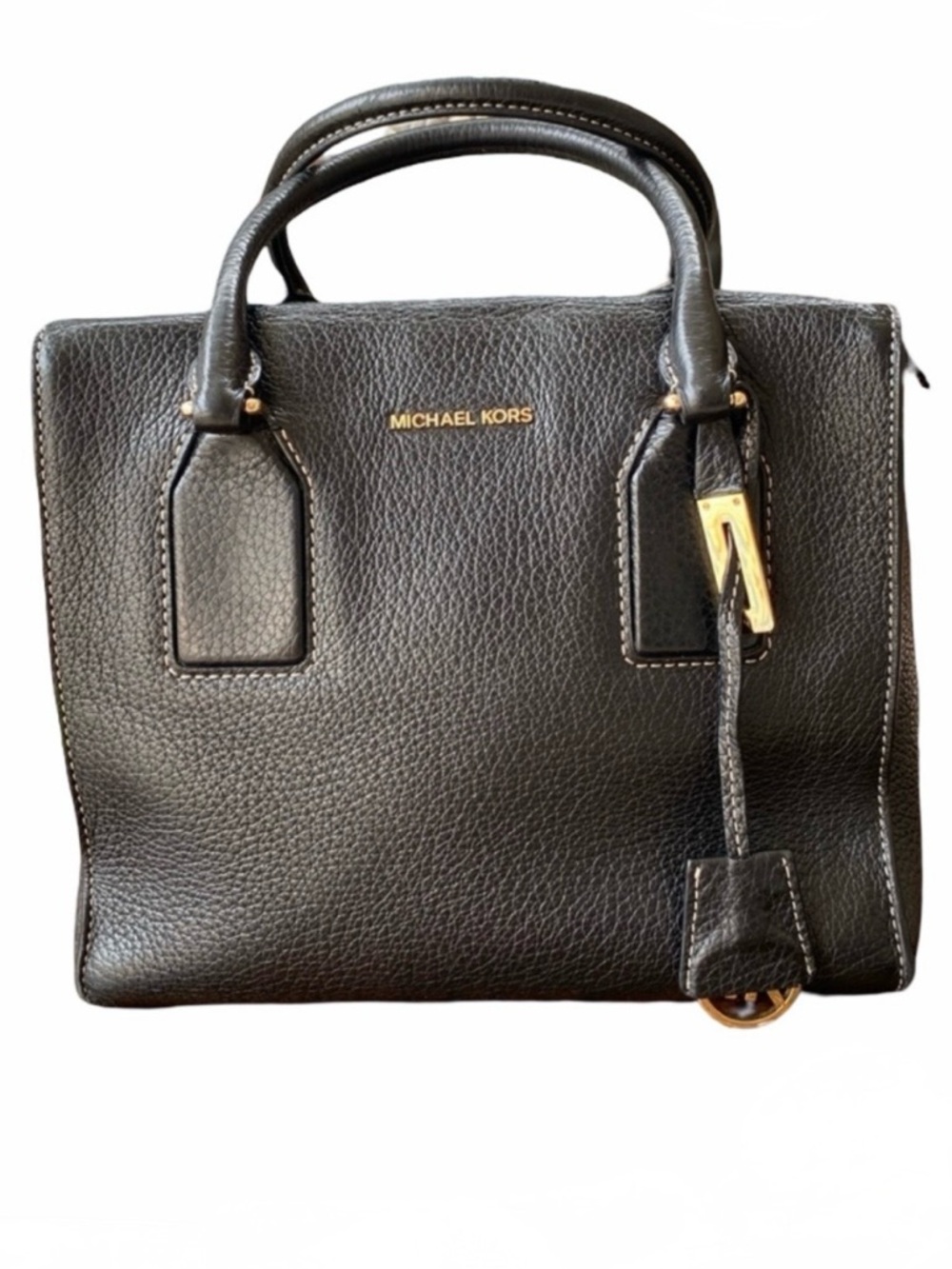 Michael Kors Black Selby Satchel Medium Tote